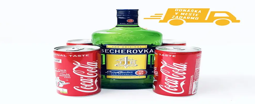 Mixing Becherovka and Coke