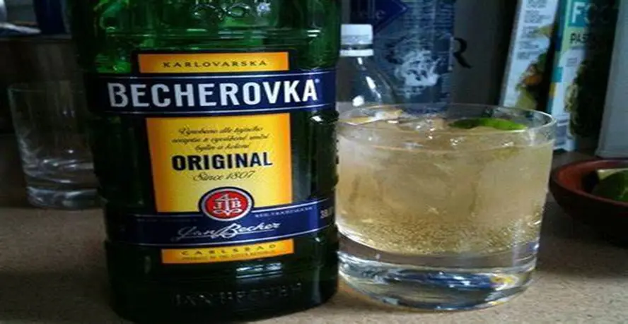 Mixing Becherovka and Tonic Water or Lemonade