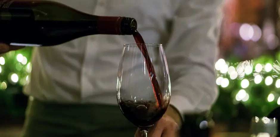 Serve Merlot wine at room temperature