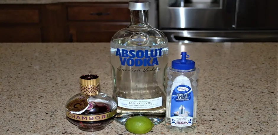 Chambord and Vodka